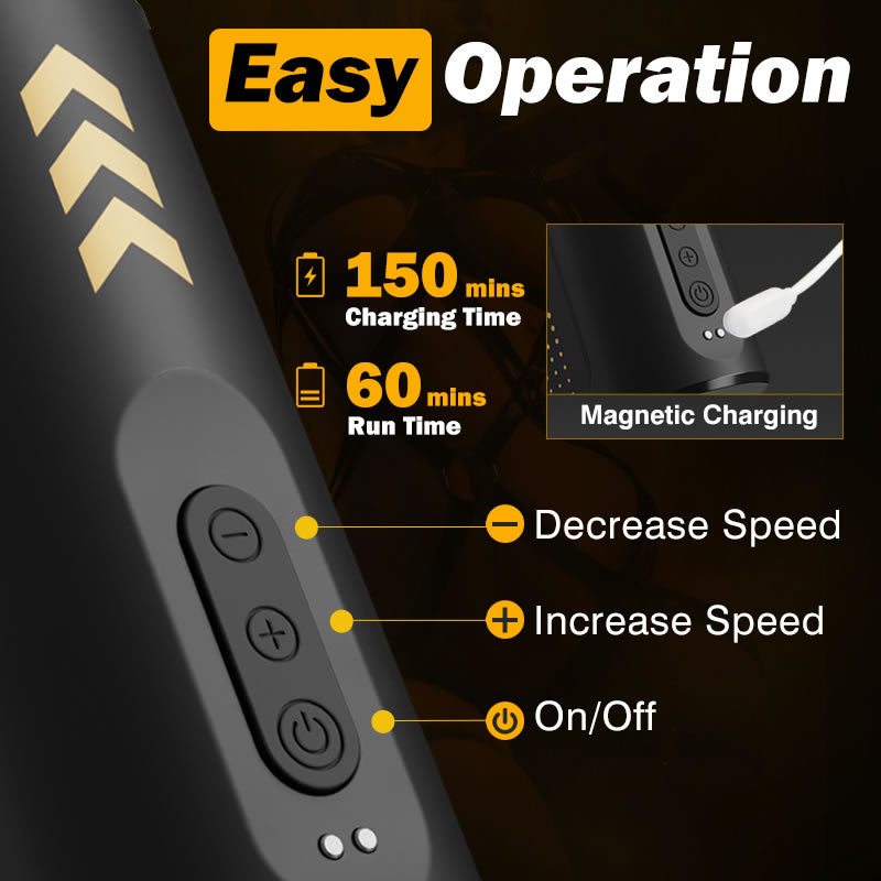 Morgan Open-ended Fully Waterproof Automatic 7 Thrusting Telescopic Rotating Portable Masturbator Male Sex Toys