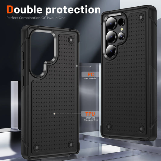 Three Layer Military Grade Case for Samsung Galaxy S25 Ultra S24 Plus S23 FE S22 S21 Ultra S 25 24 Phone Cover Cases