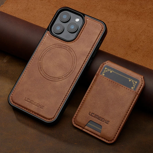 Detachable Magnetic 2 In 1 Leather Case For iPhone 16E 17 1615 14 13 12 11 Pro XS Max Air XR 8 7 Plus SE Card Pocket Phone Cover