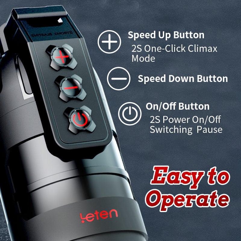Leten 10 Vibrating Masturbator and Pussy Pockets 2 in 1 APP Control