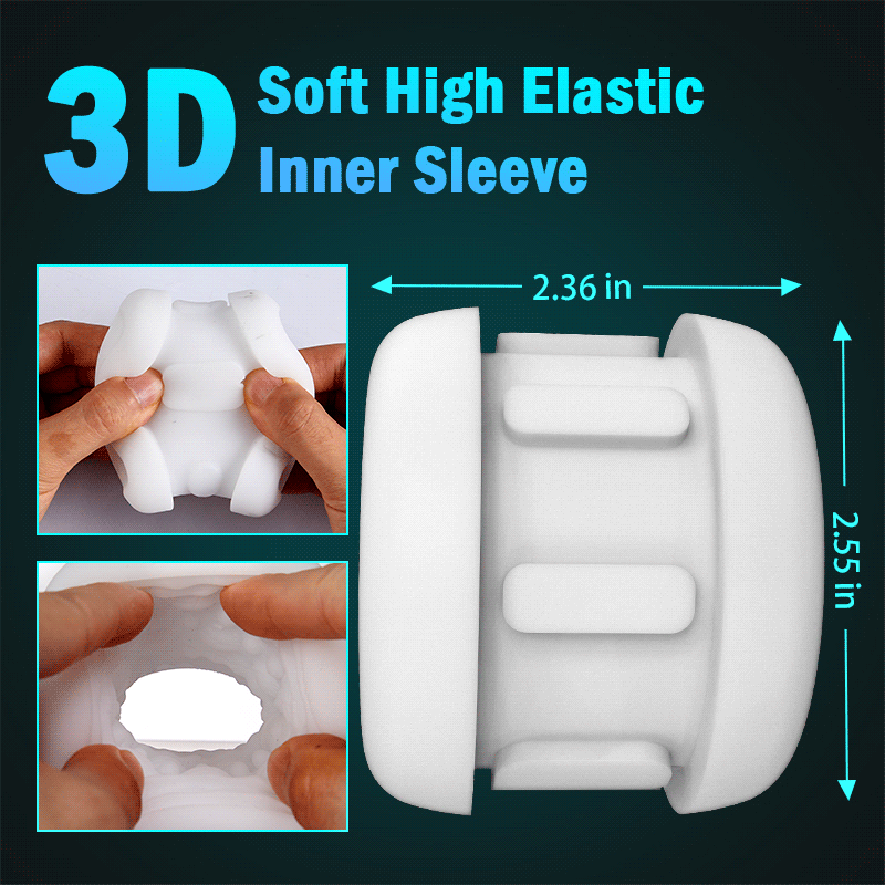 Automatic Male Masturbator 8 Vibrating 5 Thrusting Telescopic Open-ended Handheld Masturbator Male Sex Toys