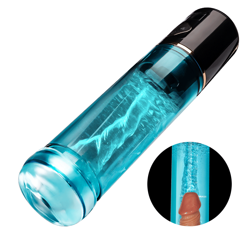 Electric Penis Enlarge Vacuum Pump 6 Hydrotherapy with Display Male Enhancement Water Penis Pump