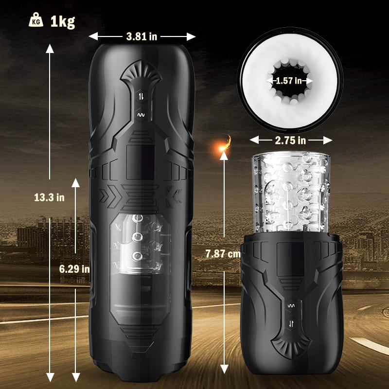 Automatic Male Masturbator Cup 7 Thrusting Rotating 7 Vibrating Masturbator with Suction Cup