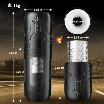 Automatic Male Masturbator Cup 7 Thrusting Rotating 7 Vibrating Masturbator with Suction Cup