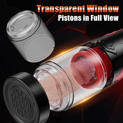 Automatic 5 Thrusting Telescopic & Rotating for Penis Stimulation Masturbator