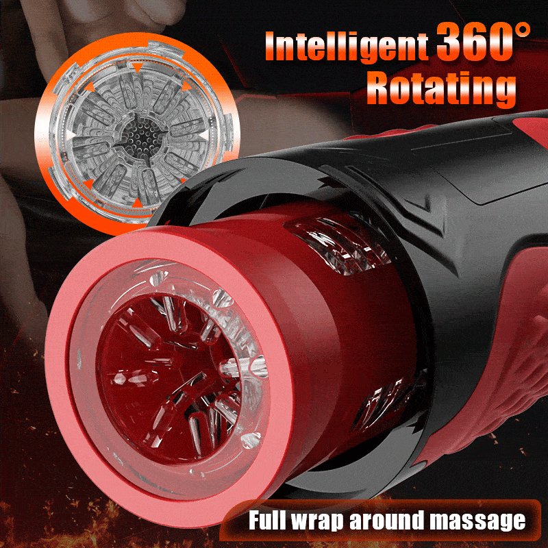 Automatic 5 Thrusting Telescopic & Rotating for Penis Stimulation Masturbator