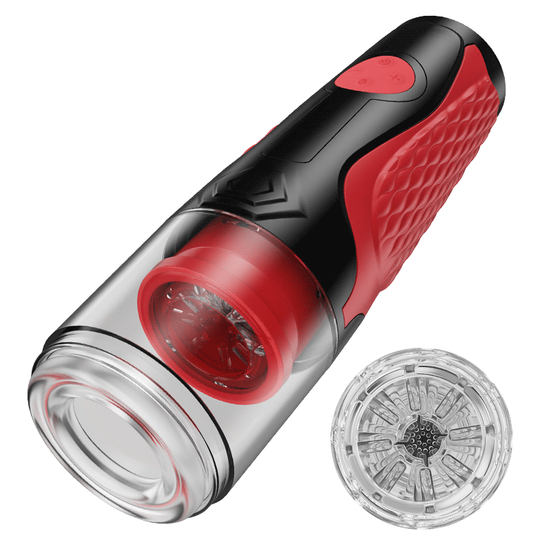 Automatic 5 Thrusting Telescopic & Rotating for Penis Stimulation Masturbator