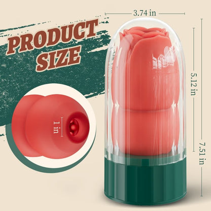 3D Rose Heating Male Masturbator