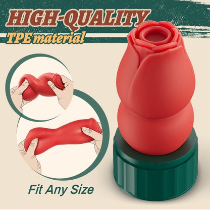 3D Rose Heating Male Masturbator