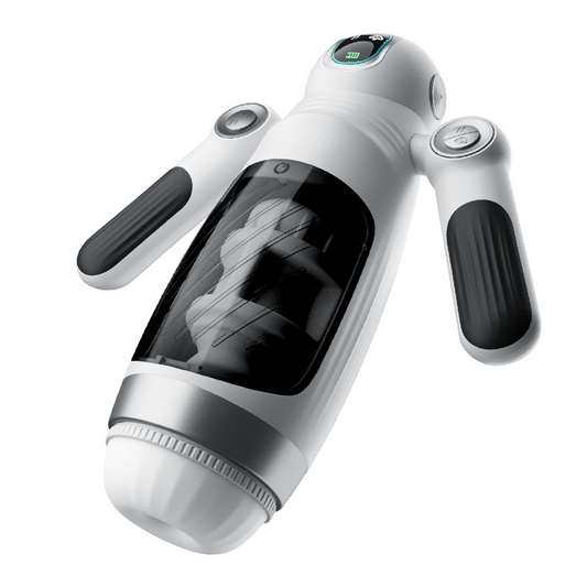 Hamster Automatic Male Masturbator Cup 7 Thrusting Telescopic Squeezing 12 Vibration Masturbator Experience More Authen Men Sex Toys Tic Piston