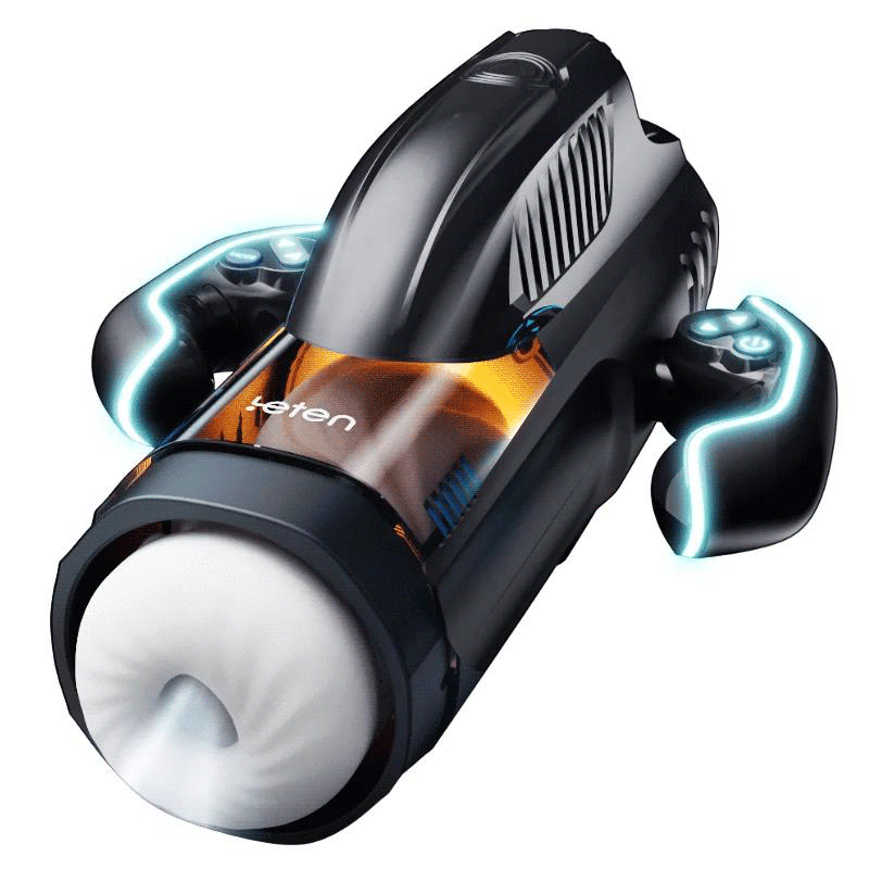 Leten 10 Vibrating & Sucking Voice Handheld Male Masturbator Male Sex Toys