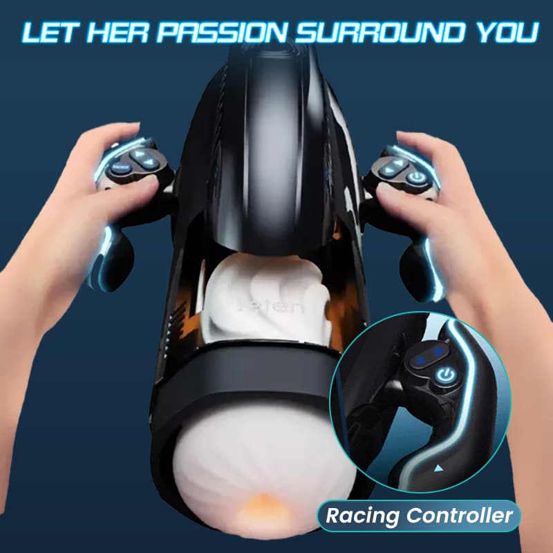 Leten 10 Vibrating & Sucking Voice Handheld Male Masturbator Male Sex Toys