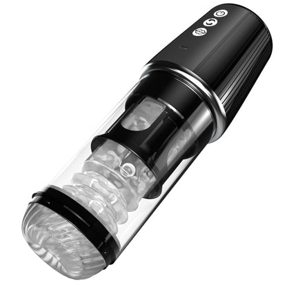 Automatic Male Masturbator Cup 5 Rotating 5 Sucking 7 Vibrating Masturbator & Training 2 IN 1 Adult Toys