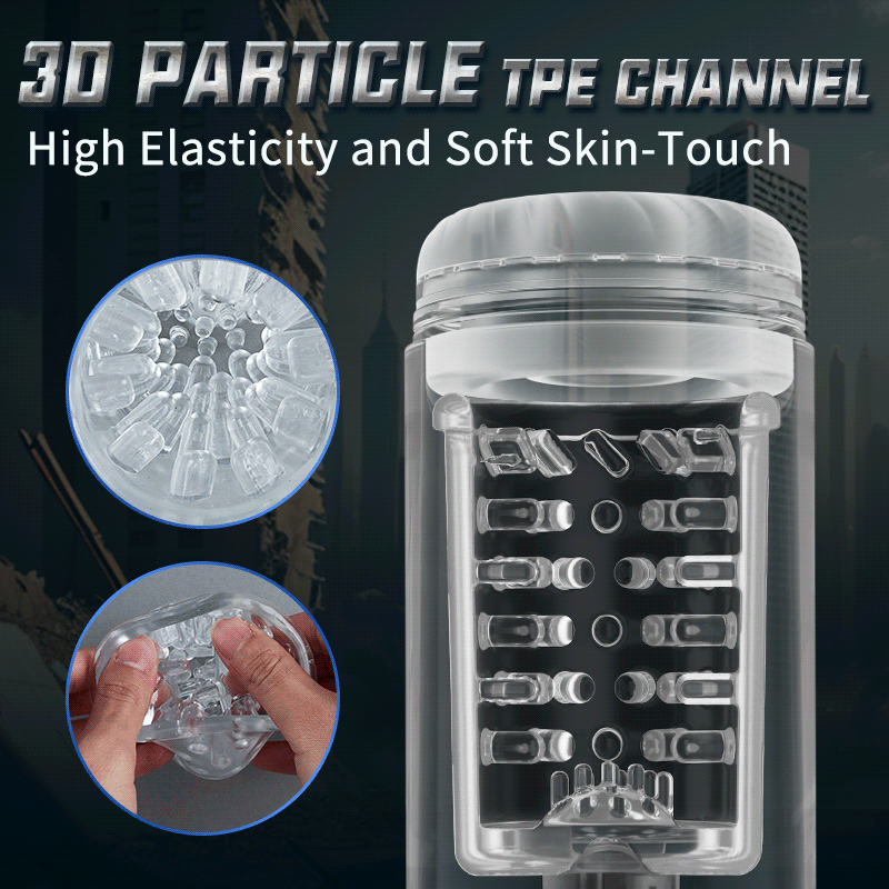 Automatic Male 9 Rotating & Thrusting & Sucking Telescopic Penis Pump Masturbator Male Men Sex Toy