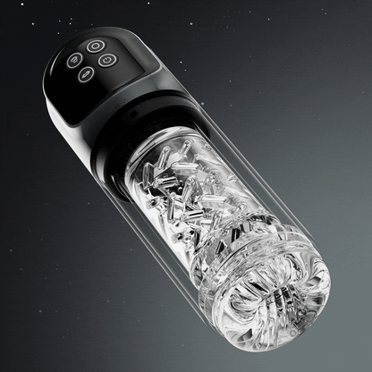 【6.02 IN Depth】 Night Elf 7 Rotation Suction Vacuum Pumps Masturbator Pocket Pussy Adult Male Sex Toys