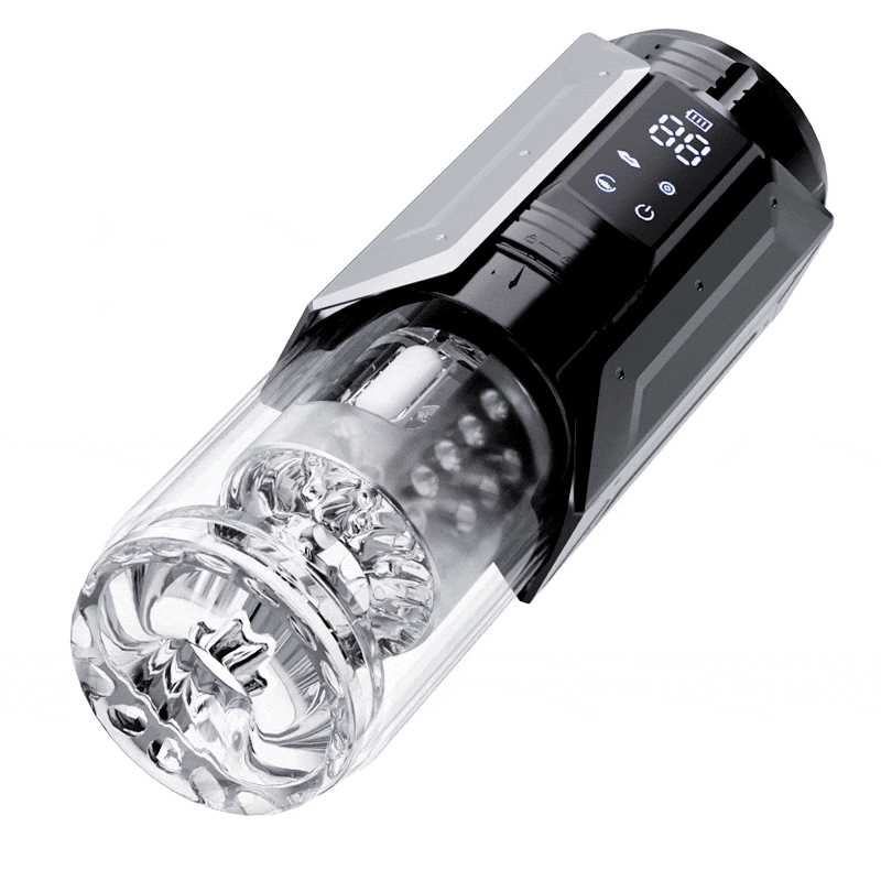 Automatic Male Masturbator 7 Thrusting Rotation 7 Vacuum Sucking for Oral Sex LCD Display Masturbator Sex Toys for Men