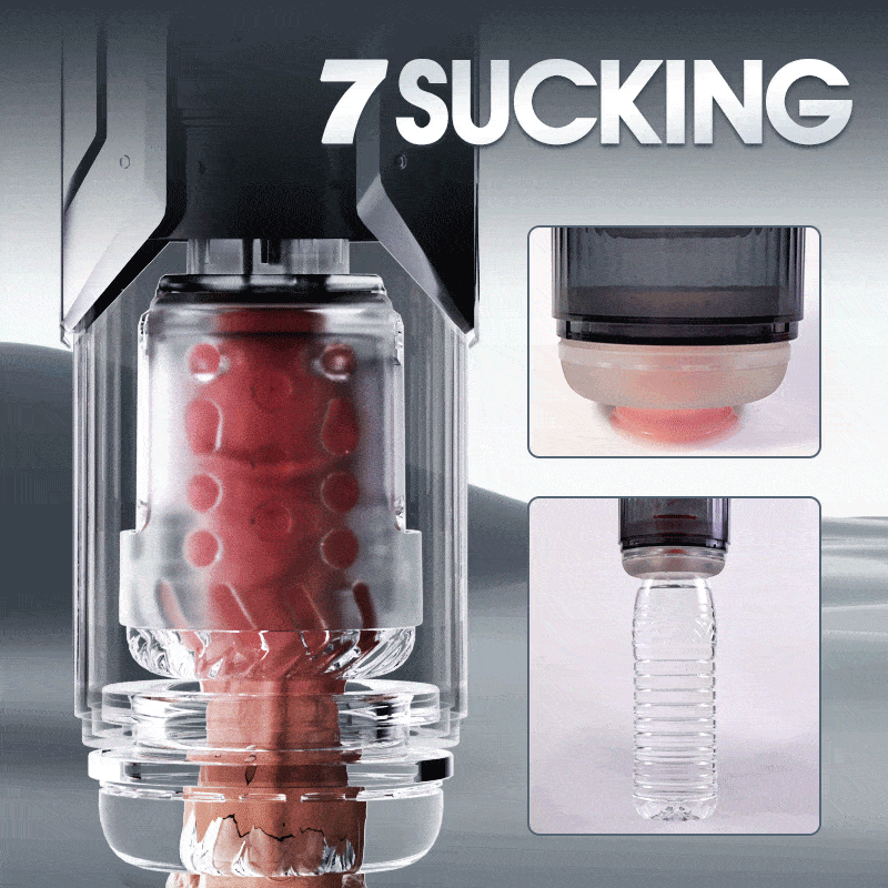 Automatic Male Masturbator 7 Thrusting Rotation 7 Vacuum Sucking for Oral Sex LCD Display Masturbator Sex Toys for Men