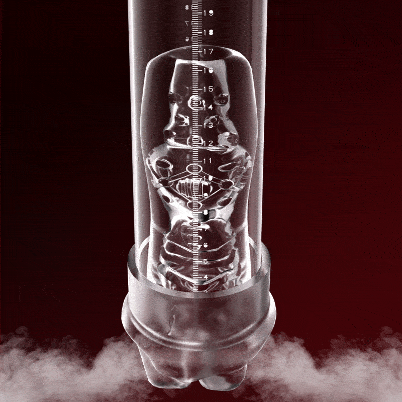 Electric Penis Enlarge Vacuum Pump with Vibrating & Sucking 2 IN 1 Lips Penis Pumps Male Sex Toys