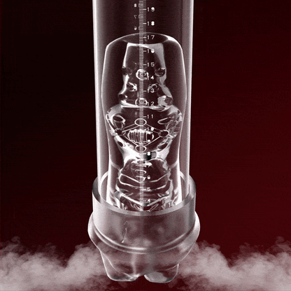 Electric Penis Enlarge Vacuum Pump with Vibrating & Sucking 2 IN 1 Lips Penis Pumps Male Sex Toys