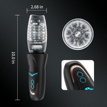 Breathwhirl Automatic Thrusting Rotating Vibration Male Stroker Masturbator Adult Toy
