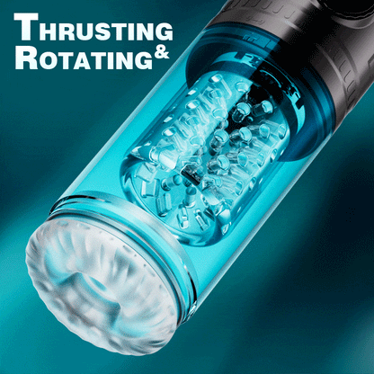 Hunter——Perfect for Larger Sizes Automatic 9 Thrusting Telescopic & Rotating 9 Suction Male Masturbator