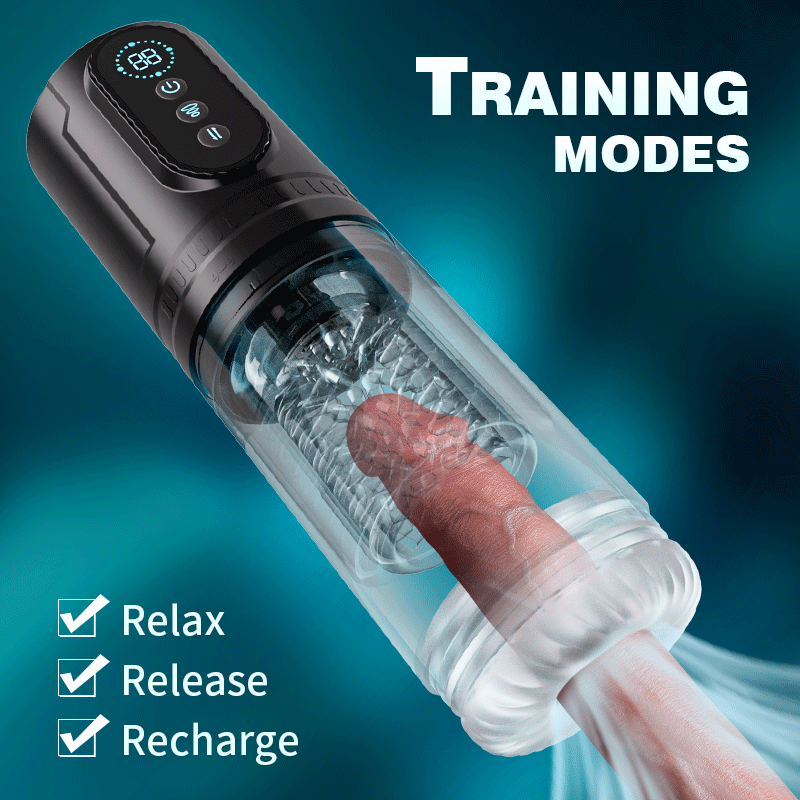 Hunter——Perfect for Larger Sizes Automatic 9 Thrusting Telescopic & Rotating 9 Suction Male Masturbator