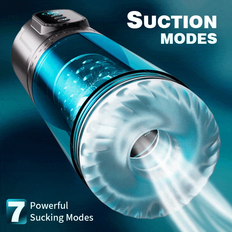Hunter——Perfect for Larger Sizes Automatic 9 Thrusting Telescopic & Rotating 9 Suction Male Masturbator