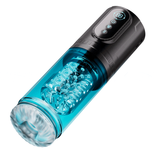 Hunter——Perfect for Larger Sizes Automatic 9 Thrusting Telescopic & Rotating 9 Suction Male Masturbator