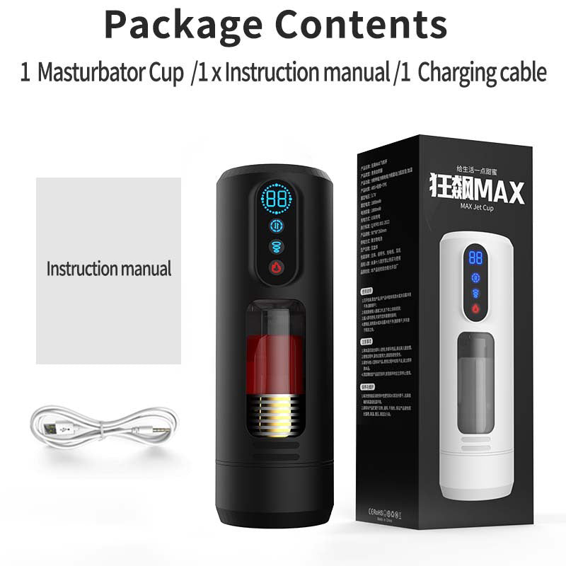 Automatic Male Telescopic Rotation Masturbators Cup 9 Thrusting Telescopic Vibration Sucking Heated Aircraft Male Stroker