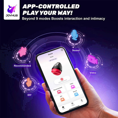 Smart APP Control 9 Vibrating Heating Male Masturbator with LCD Lips Sex Toy
