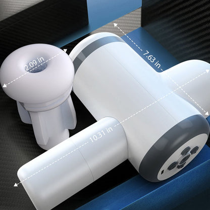 Jackson Self-Lube Automatic 8 Thrusting Telescopic & Sucking Automatic Lubricating Male Masturbator with Strap, Hands Free Thrusting Sex Toys for Men, Adult Pleasure Automatic Stroker, Masturbador para Hombre Blowjobsex Machine