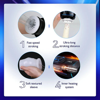 Leten X9-IV High Speed Automatic Thrusting Telescopic Piston with Heating & Voice