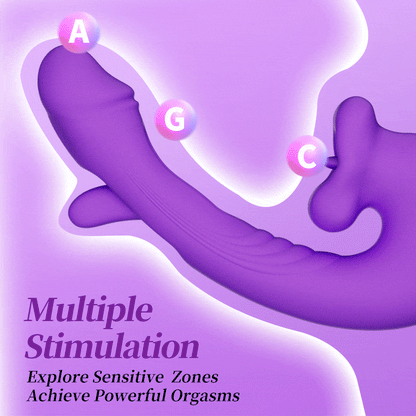 Upgraded Mouth-Shaped Clit Tongue Licking Flapping G-spot Vibrator
