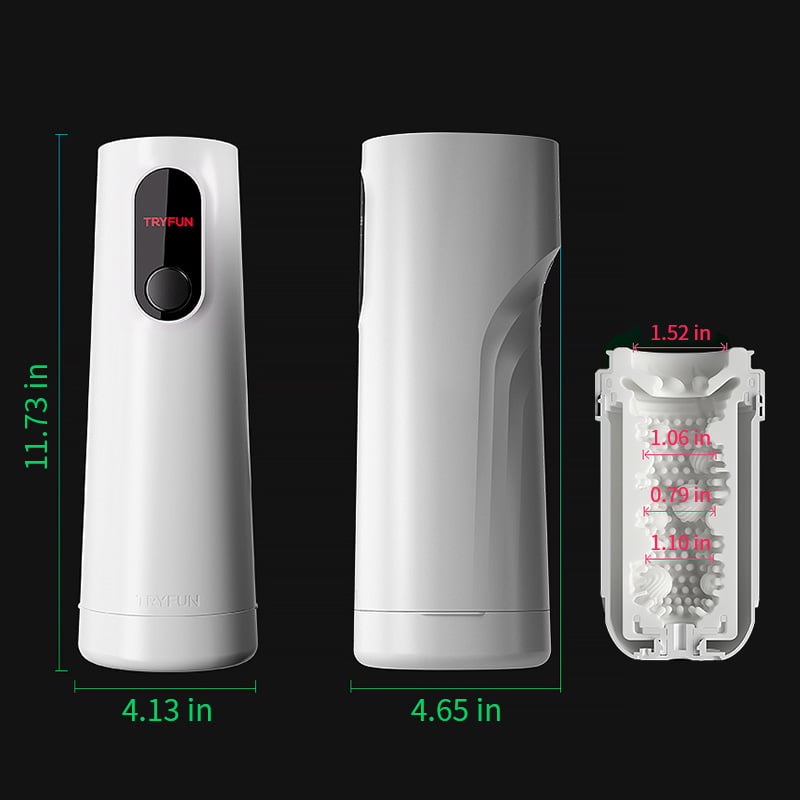 TRYFUN App-Controlled Automatic Thrusting Rotating Heating Smart Masturbator Cup