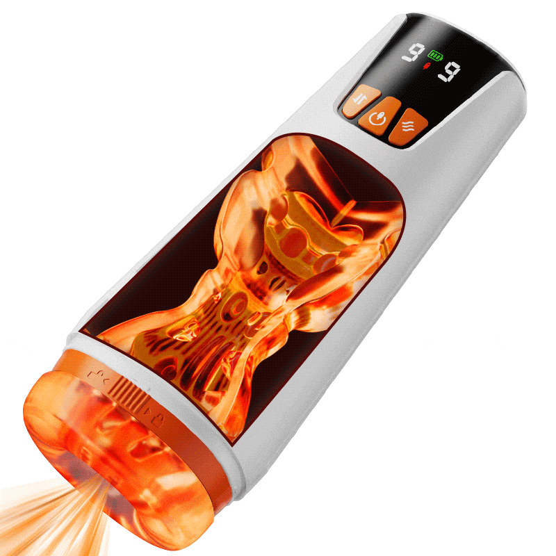 Automatic Male Masturbator 9 Thrusting Telescopic 9 Vibration Masturbator Cup