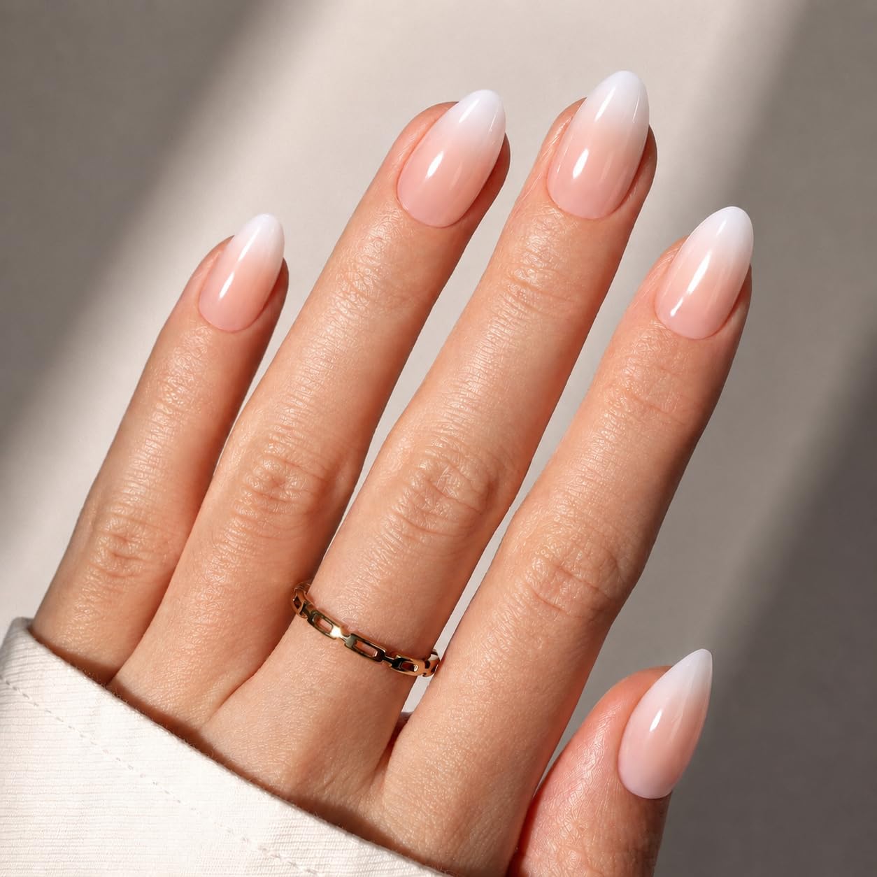 Beetles French Tips Press On Nails: 150 Pcs Pink Short Square Press On Nails Fake Nail Tips, Reusable Acrylic Gel Nail False Nails Art DIY Gifts For Women