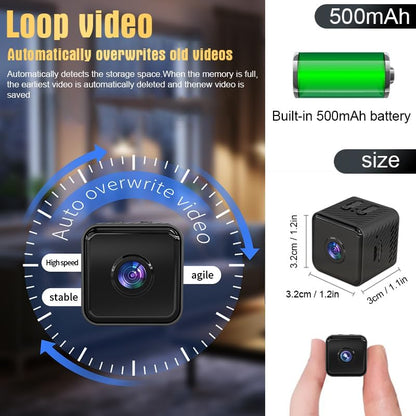 Mini Indoor Security Camera Wireless Home Small Outdoor WiFi Pet Cameras,2026 Upgraded Spy Tiny Nanny Cam, Wide Angle Night Vision,Home Indoor Outdoor Camara No Need WiFi Camaras For House Security