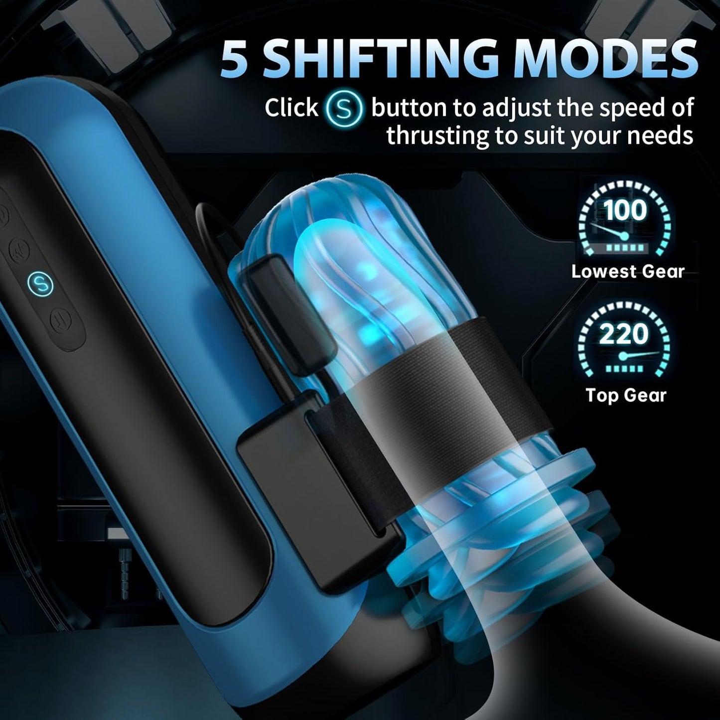 Sex Toys for Men Automatic Male Masturbator, Penis Pump with 7 Sucking & Roating & Licking Modes Fully Waterproof Blowjob Sex Toy for Men Pocket Pussy, Adult Male Sex Toy for Men