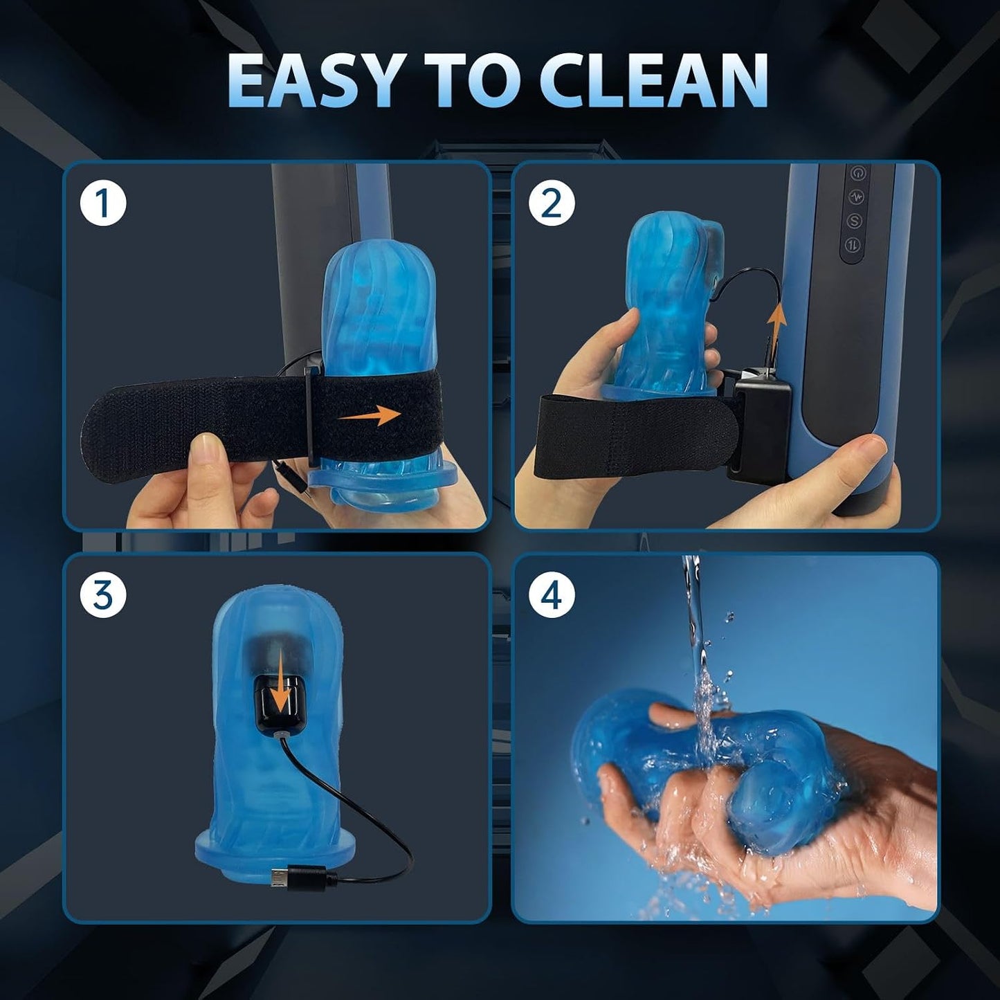 Automatic Penis Pump Male Sex Toys for Men Automatic Male Masturbator,Male Sex Toys with 6 Types of Piston Modes 5 Speed Changes + 10 Vibrating Hands Free Pocket Pussy Male Stroker with 3D