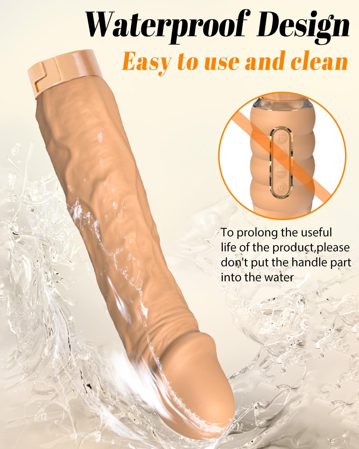 Sex Machine Thrusting Dildo Riding Vibrator Adult Sex Toys for Women Men Clitoral G Spot Anal Play, Dildo Machine with 10 Vibration 3 Thrusting & Rapid Modes Big Suction Cup Anal Toys for Couple Play