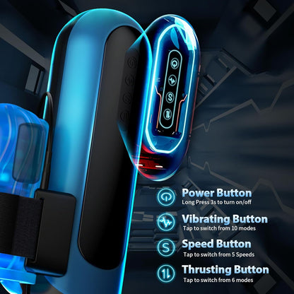 Sex Toys for Men Automatic Male Masturbator, Penis Pump with 7 Sucking & Roating & Licking Modes Fully Waterproof Blowjob Sex Toy for Men Pocket Pussy, Adult Male Sex Toy for Men