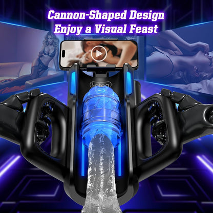 Sex Toys for Men Male Masturbator-Automatic Electric Male Sex Toys with 12times/s Thrusting, Men Sex Toys Adult Toys with Phone Holder and 2 Soft Silicone Pocket Pussy Hand Free Penis Training Stroker