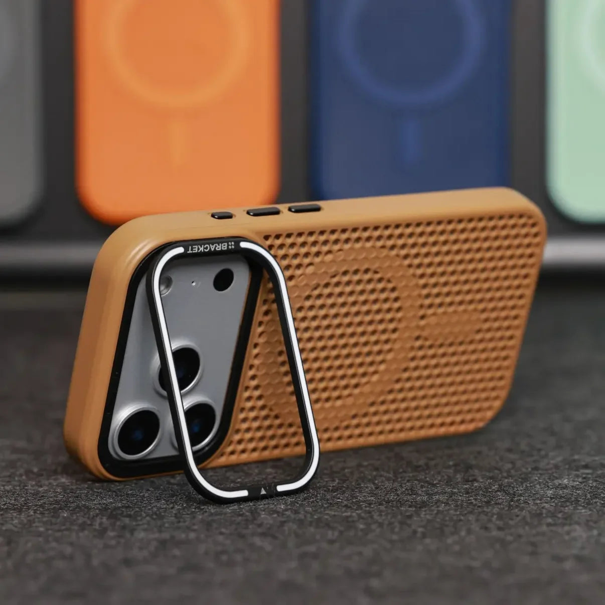 Grid Mesh Cooling Cases for Magsafe Case for iPhone 17 Pro Max 15 14 16 Plus 12 11 13 Pro Air Alloy Lens Bracket Cover