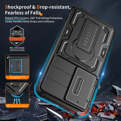 Shock Proof Case for Samsung Galaxy A57 S26 Ultra S25 S24 S 26 A17 5G A37 A16 A26 A36 A56 A 17 Camera Protection Stand Cases