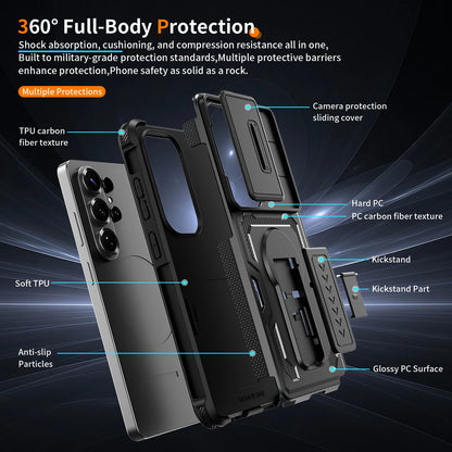 Shock Proof Case for Samsung Galaxy A57 S26 Ultra S25 S24 S 26 A17 5G A37 A16 A26 A36 A56 A 17 Camera Protection Stand Cases