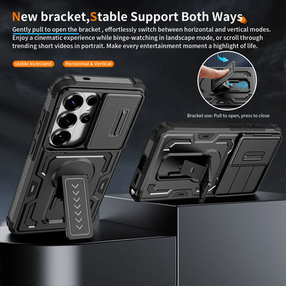 Shock Proof Case for Samsung Galaxy A57 S26 Ultra S25 S24 S 26 A17 5G A37 A16 A26 A36 A56 A 17 Camera Protection Stand Cases