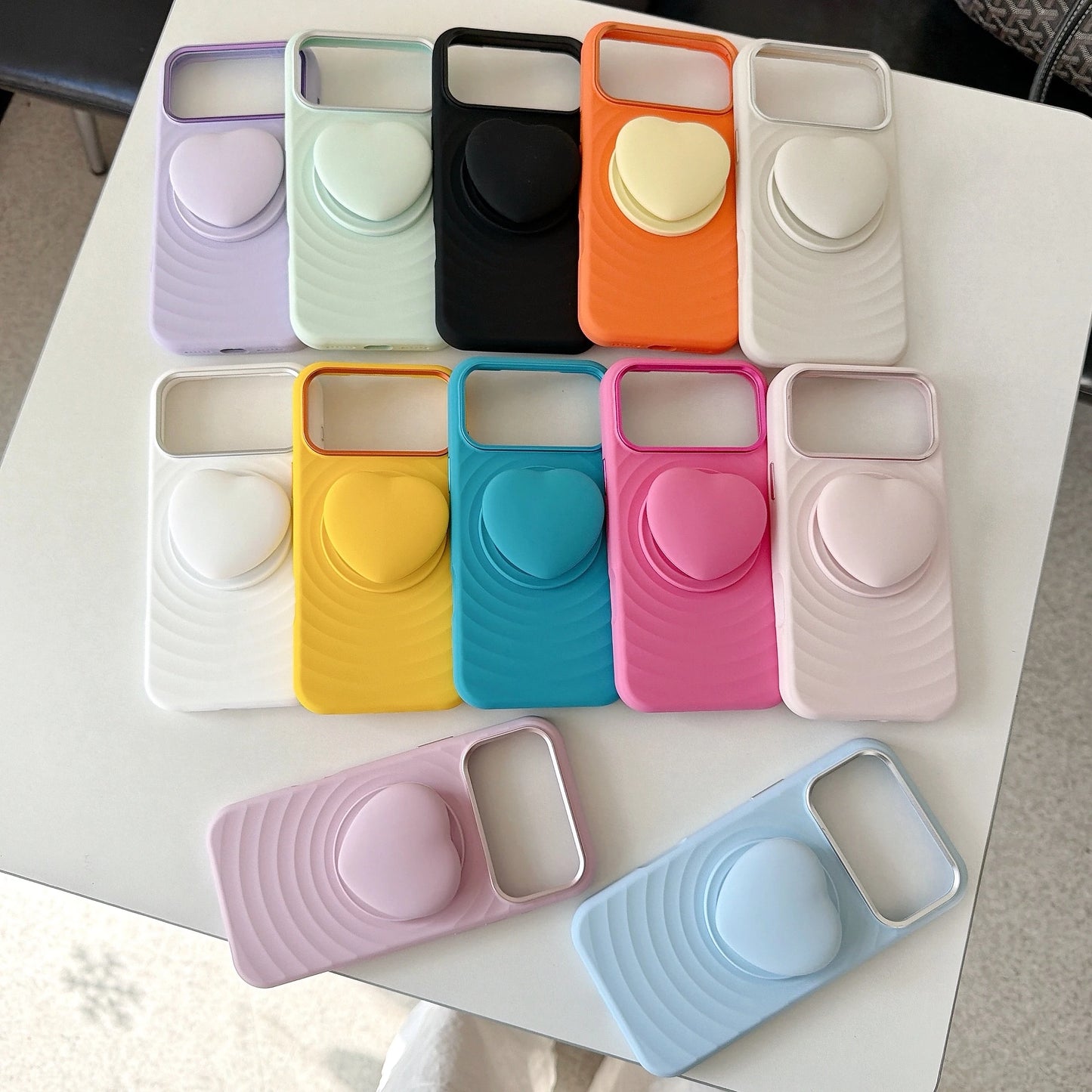 Water Ripple Silicone For Magsafe Wireless Charge Magnetic Holder Phone Case For iPhone 17 16 15 Pro Max Metal Frame Soft Cover