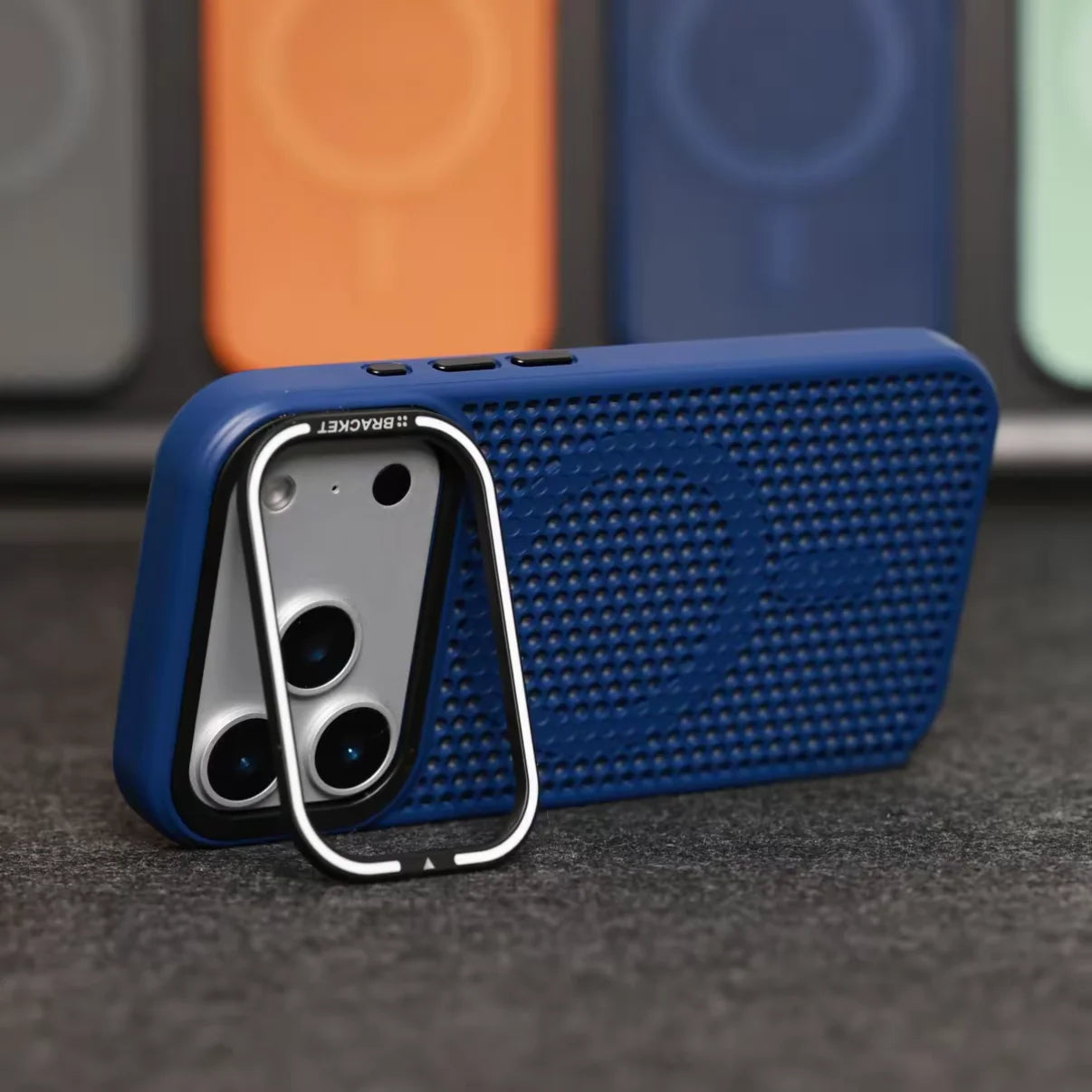 Grid Mesh Cooling Cases for Magsafe Case for iPhone 17 Pro Max 15 14 16 Plus 12 11 13 Pro Air Alloy Lens Bracket Cover