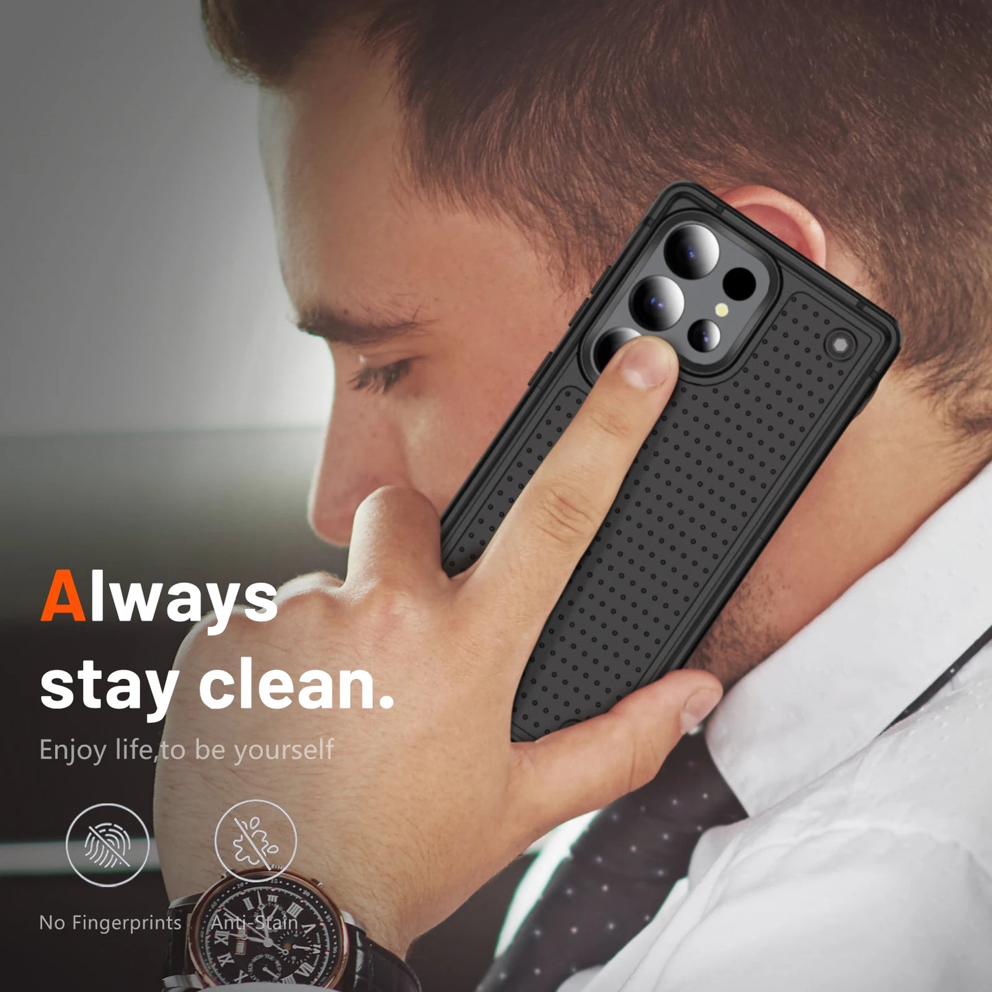 Three Layer Military Grade Case for Samsung Galaxy S25 Ultra S24 Plus S23 FE S22 S21 Ultra S 25 24 Phone Cover Cases