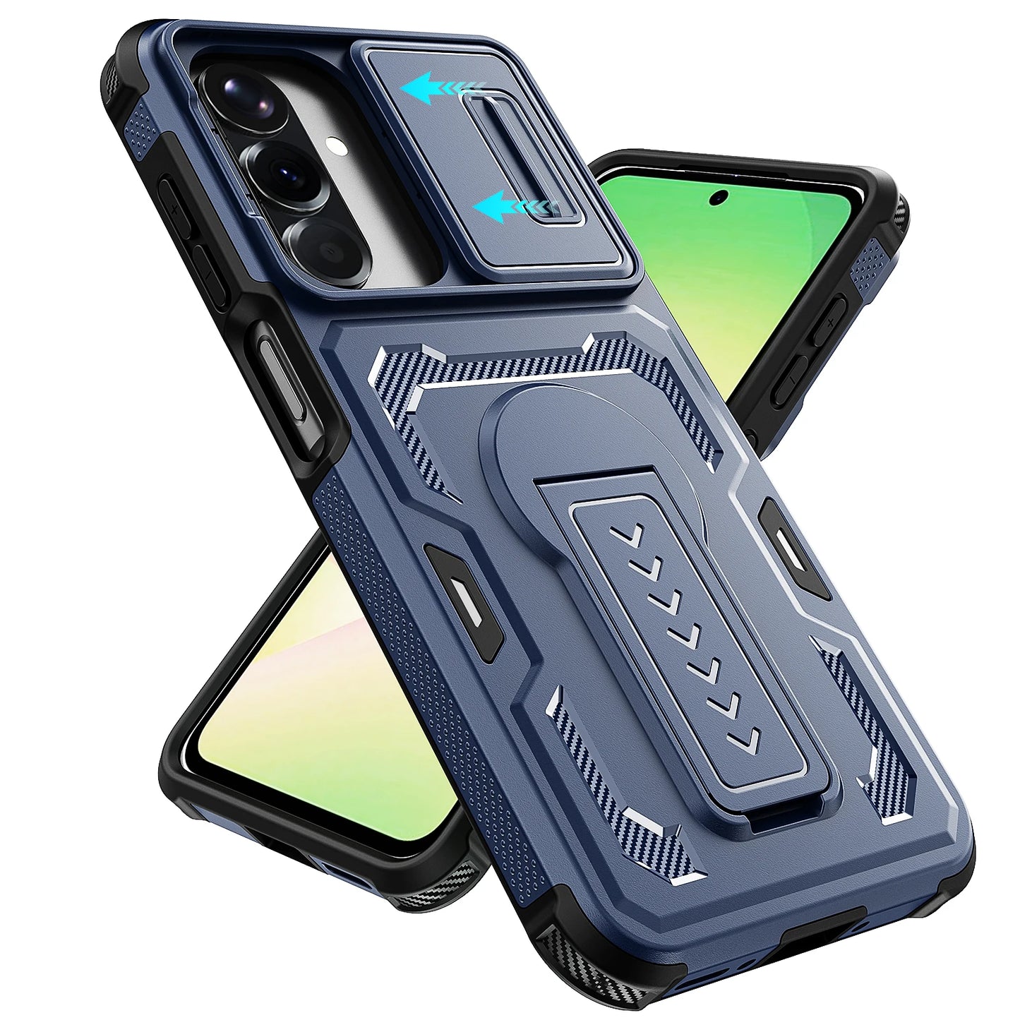 Shock Proof Case for Samsung Galaxy A57 S26 Ultra S25 S24 S 26 A17 5G A37 A16 A26 A36 A56 A 17 Camera Protection Stand Cases